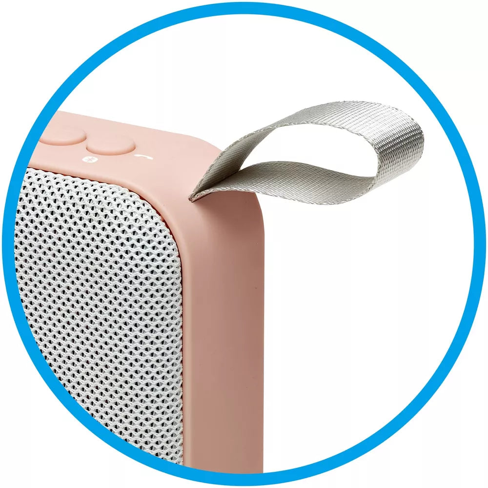 Ultra-Portable Fabric Bluetooth Speaker with Carry Strap