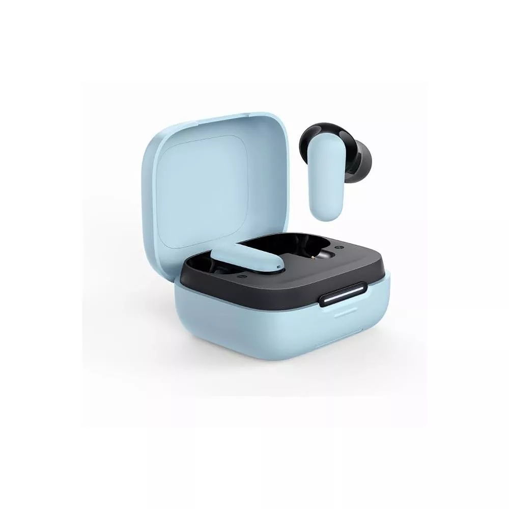 Adaptive Active Noise Cancelling Wireless Earbuds with Foldable Stand Charging Case