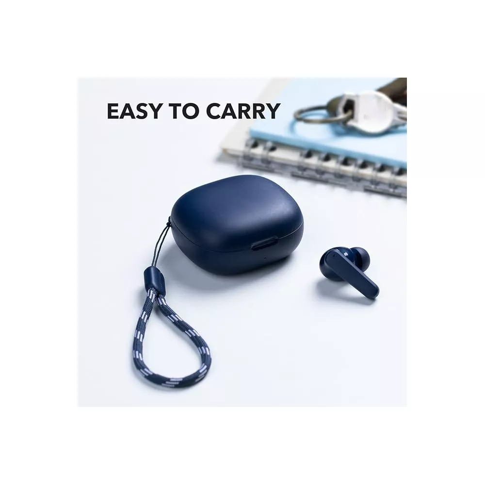 Portable True Wireless In-Ear Earbuds with Lanyard