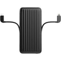 15000mAh Built-in Dual Cables Portable Power Bank