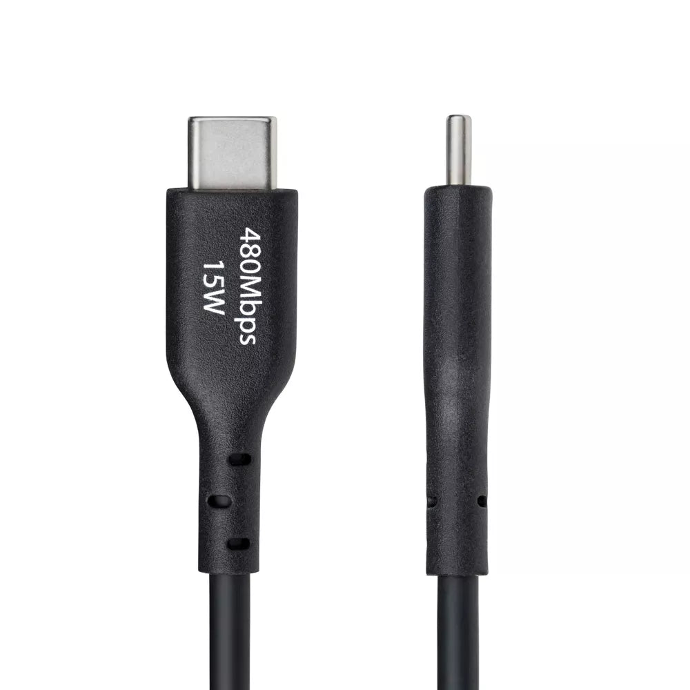 6ft TPE USB-A to USB-C 3A Charging & USB 2.0 Data Sync Cable