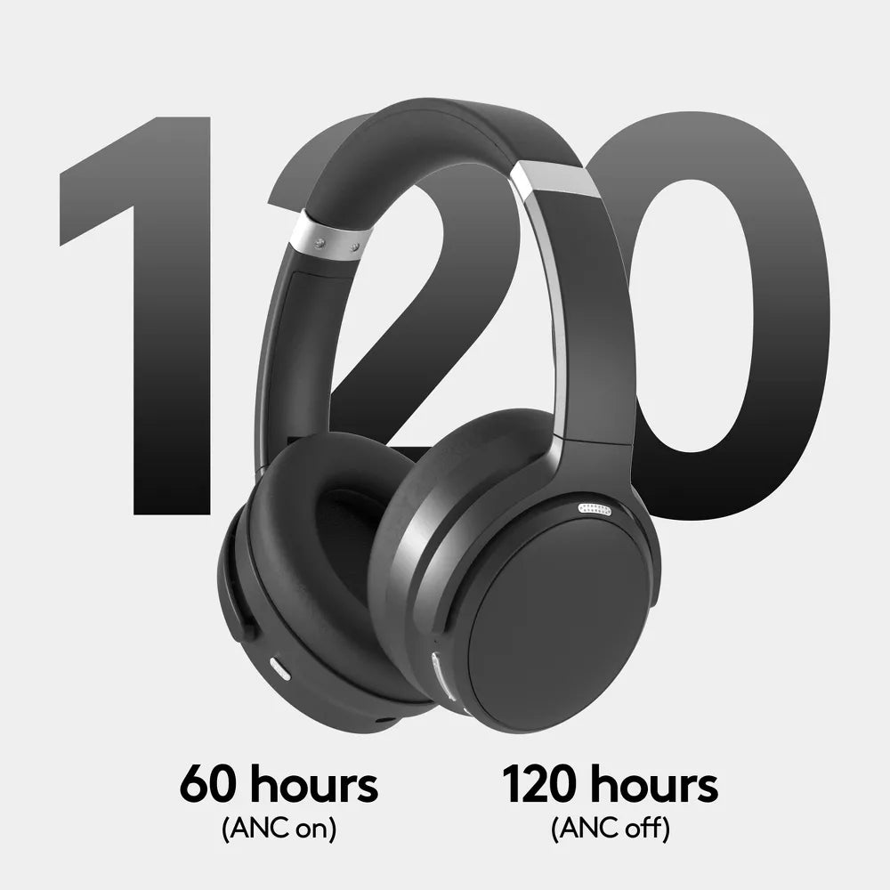 Foldable ANC Wireless Over-Ear Headphones