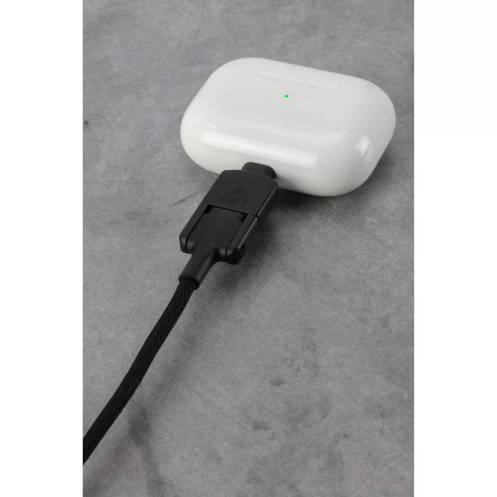 4ft Braided 2-in-1 USB-C to USB-C / Lightning Fast Charging & Data Sync Cable