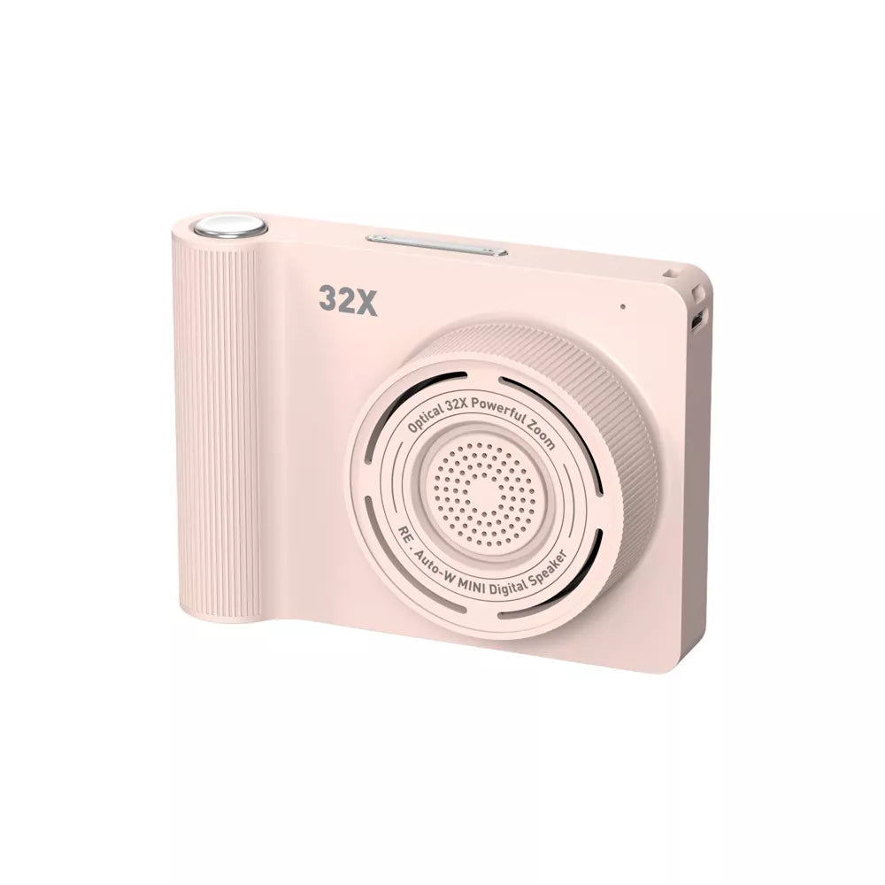 Retro Camera Shaped Mini Bluetooth Portable Speaker with Wrist Strap
